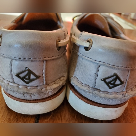 Sperry Gold Cup light gray boat shoes - Picture 3 of 6